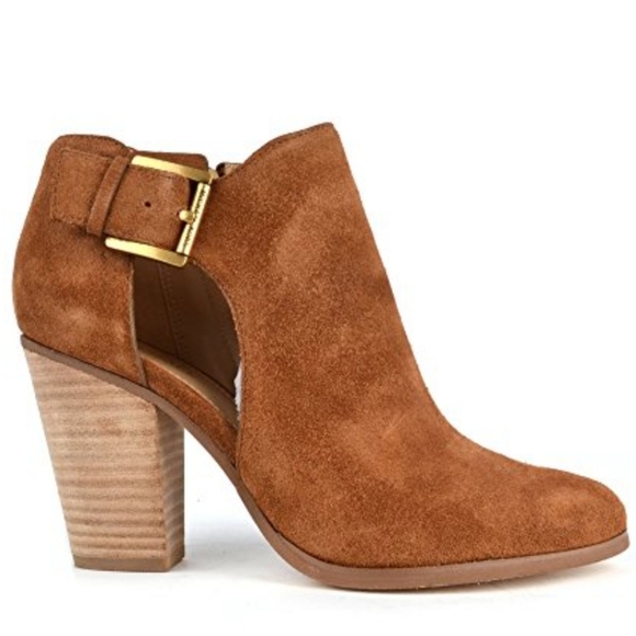 NEW Michael Michael Kors Adams Bootie Suede Brown Size 10 - Picture 5 of 8